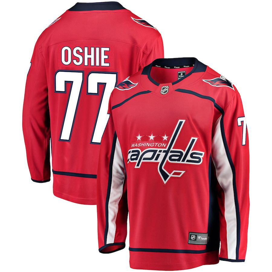 Men Washington Capitals #77 TJ Oshie Fanatics Branded Red Breakaway Player NHL Jersey->washington capitals->NHL Jersey